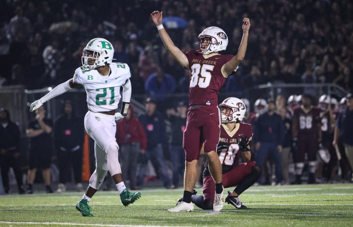 2023 Georgia high school football: Mill Creek beat Buford 31-24 on October 10, 2023.